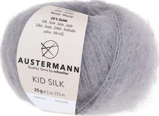 Pređa za pletenje Austermann Kid Silk 98233-18 Silver Pređa za pletenje