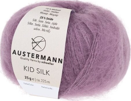 Pređa za pletenje Austermann Kid Silk 98233-24 Mauve Pređa za pletenje - 1