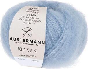 Pređa za pletenje Austermann Kid Silk 98233-29 Smoke Blue Pređa za pletenje