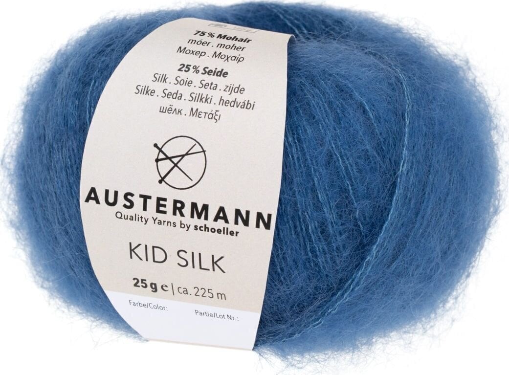 Pređa za pletenje Austermann Kid Silk 98233-37 Dove Blue Pređa za pletenje