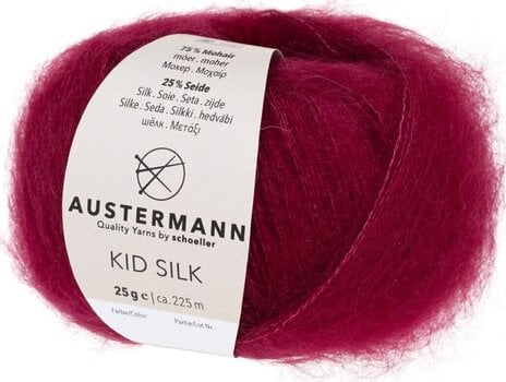 Pređa za pletenje Austermann Kid Silk 98233-39 Wine Pređa za pletenje - 1