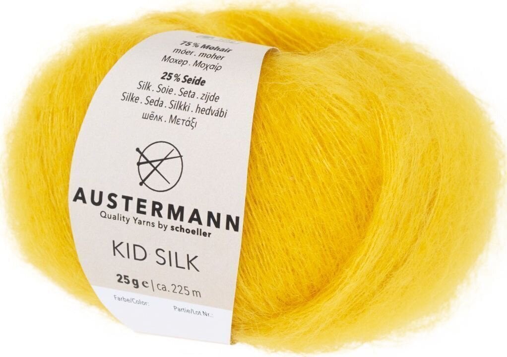 Pređa za pletenje Austermann Kid Silk 98233-41 Yellow Pređa za pletenje
