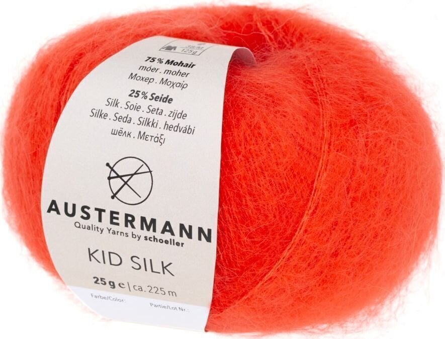 Pređa za pletenje Austermann Kid Silk 98233-42 Melon Pređa za pletenje