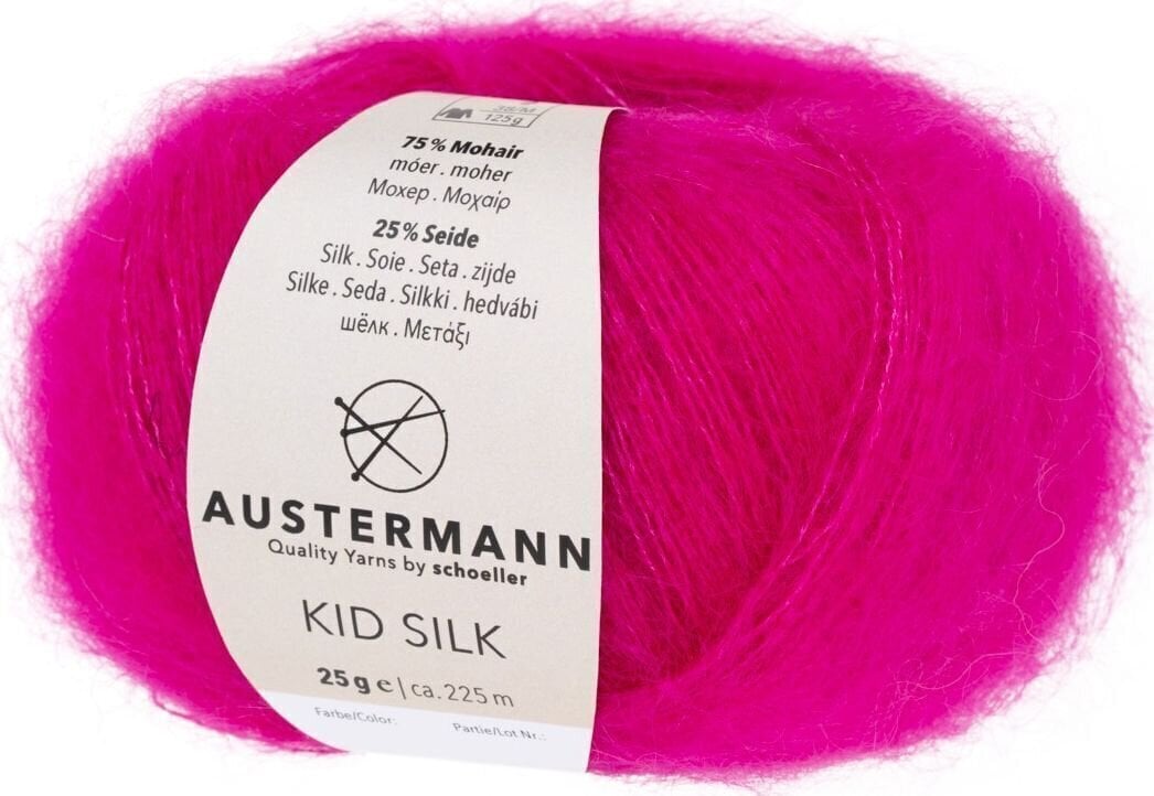Pređa za pletenje Austermann Kid Silk 98233-43 Cyclamen Pređa za pletenje