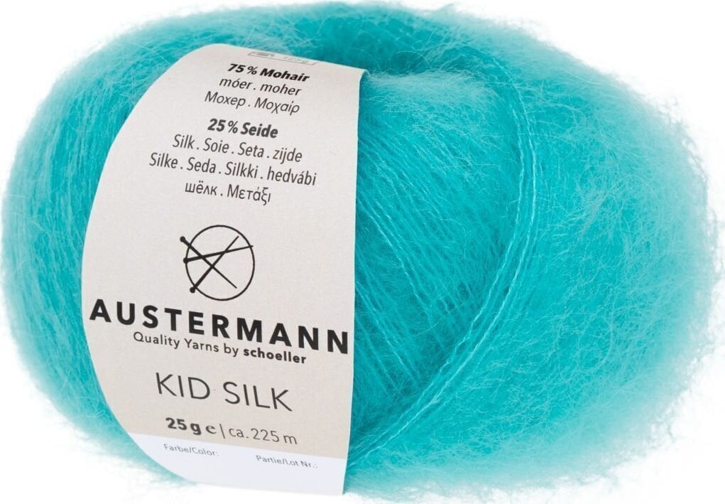Pređa za pletenje Austermann Kid Silk 98233-46 Turquoise Pređa za pletenje