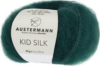 Pređa za pletenje Austermann Kid Silk 98233-49 Dark Green Pređa za pletenje