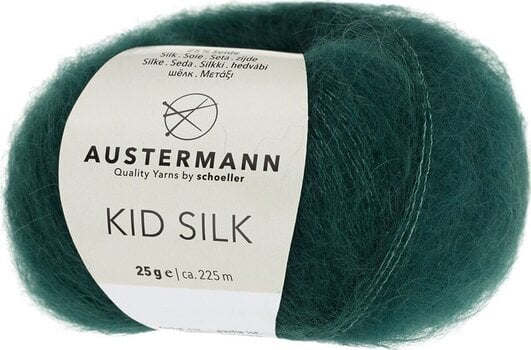 Pređa za pletenje Austermann Kid Silk 98233-49 Dark Green Pređa za pletenje - 1