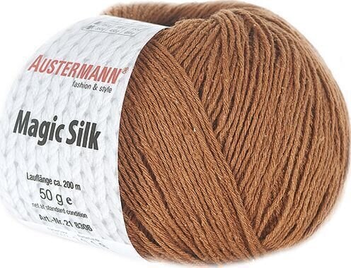 Pređa za pletenje Austermann Magic Silk 98206-02 Almond Pređa za pletenje