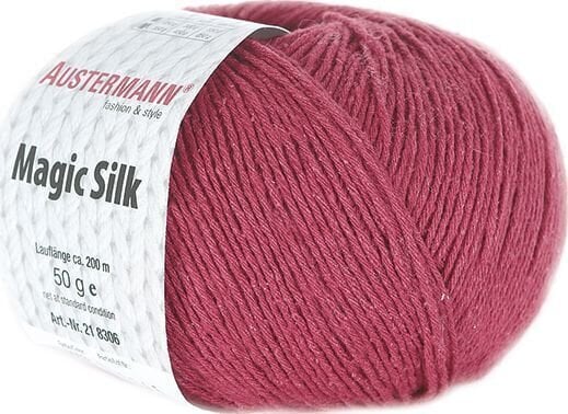Pređa za pletenje Austermann Magic Silk 98206-03 Cherry Pređa za pletenje