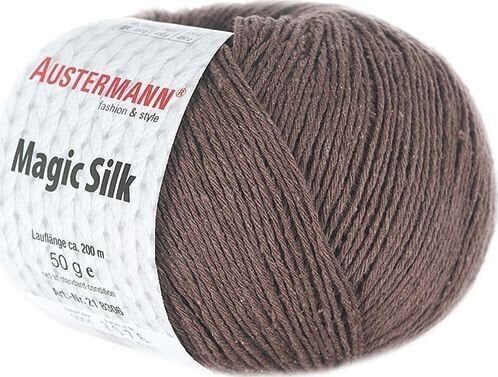 Pređa za pletenje Austermann Magic Silk 98206-04 Cocoa Pređa za pletenje