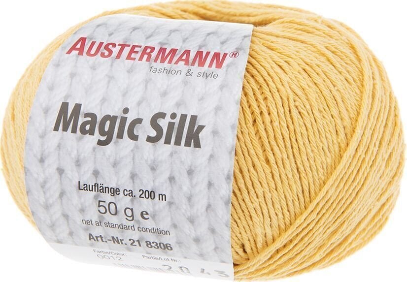 Pređa za pletenje Austermann Magic Silk 98206-12 Sun Pređa za pletenje