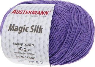 Pređa za pletenje Austermann Magic Silk 98206-15 Lavender Pređa za pletenje