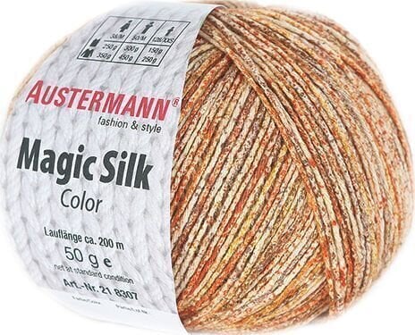 Strickgarn Austermann Magic Silk Color 98207-102 Gold Strickgarn