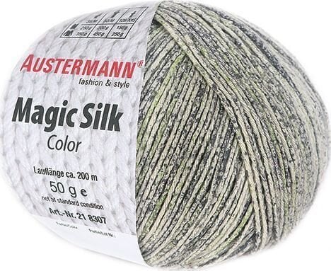 Strickgarn Austermann Magic Silk Color 98207-105 Pebble Strickgarn