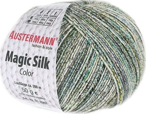 Strickgarn Austermann Magic Silk Color 98207-106 Sage Strickgarn