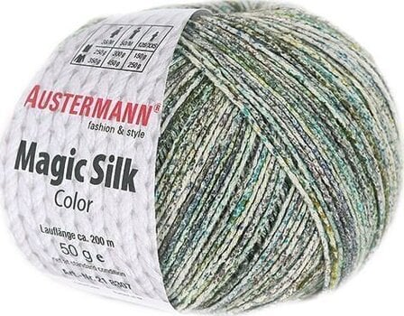 Strickgarn Austermann Magic Silk Color 98207-106 Sage Strickgarn - 1