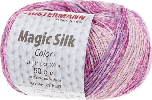 Strickgarn Austermann Magic Silk Color 98207-111 Ruby Strickgarn - 1