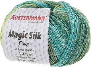 Kötőfonal Austermann Magic Silk Color 98207-114 Emerald Kötőfonal