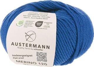 Pređa za pletenje Austermann Merino 120 97613-132 Royal Blue Pređa za pletenje