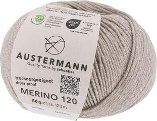 Knitting Yarn Austermann Merino 120 97613-137 Beige Mottled Knitting Yarn