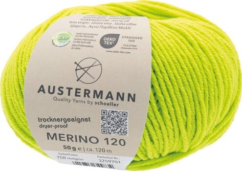 Neulelanka Austermann Merino 120 97613-158 Light Green Neulelanka - 1
