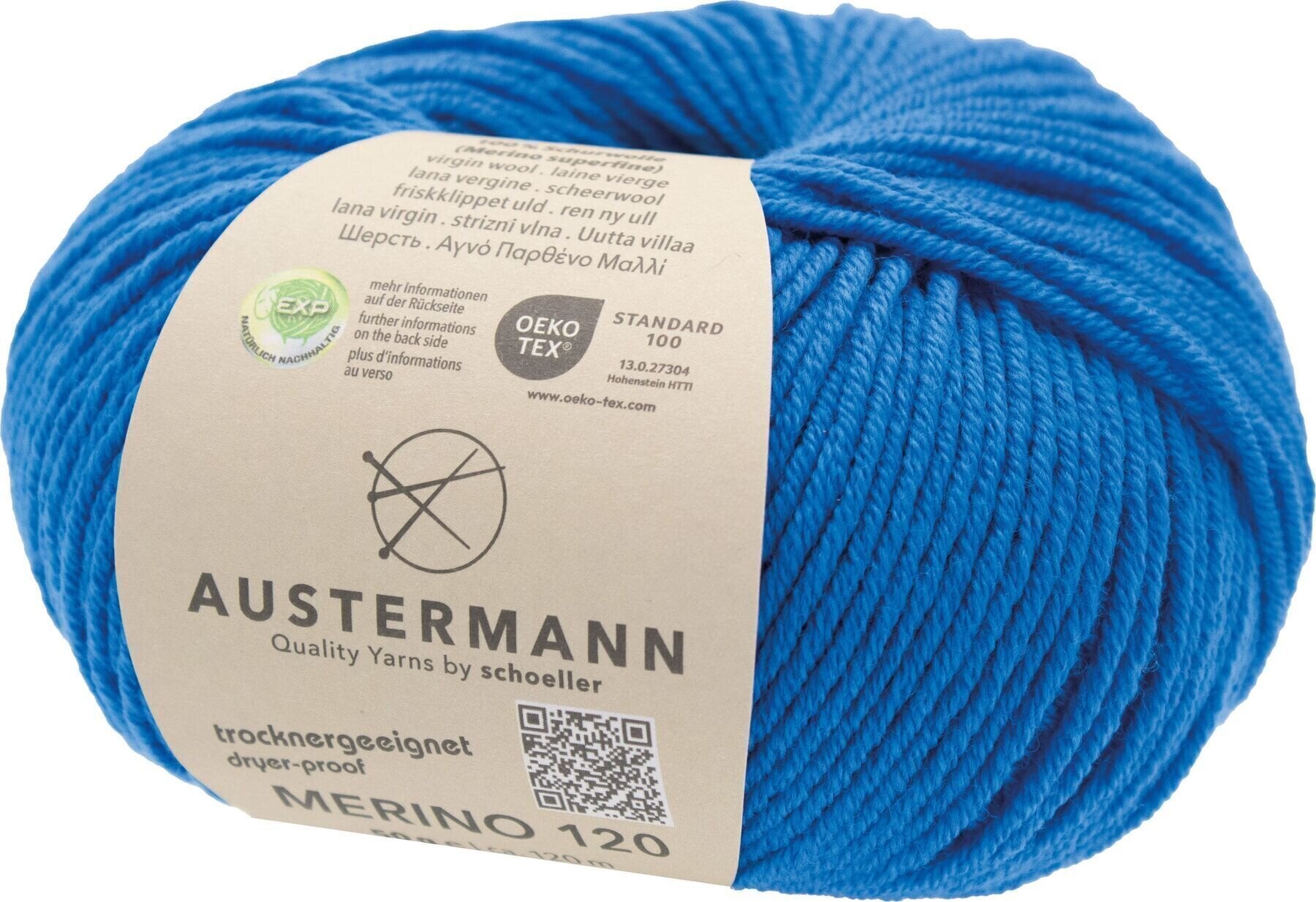Neulelanka Austermann Merino 120 97613-160 Blue Neulelanka