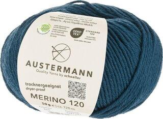 Knitting Yarn Austermann Merino 120 97613-163 Topaz Knitting Yarn