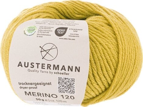 Strickgarn Austermann Merino 120 97613-165 Saffron Strickgarn - 1