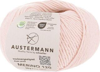 Knitting Yarn Austermann Merino 120 97613-166 Powder Knitting Yarn