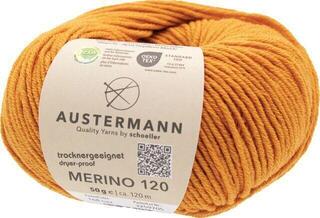 Knitting Yarn Austermann Merino 120 97613-168 Gold Knitting Yarn