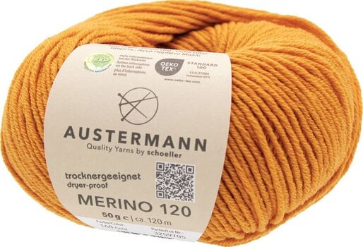 Pređa za pletenje Austermann Merino 120 97613-168 Gold Pređa za pletenje - 1