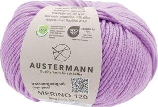 Knitting Yarn Austermann Merino 120 97613-172 Lilac Knitting Yarn