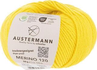 Pređa za pletenje Austermann Merino 120 97613-175 Lemon Pređa za pletenje