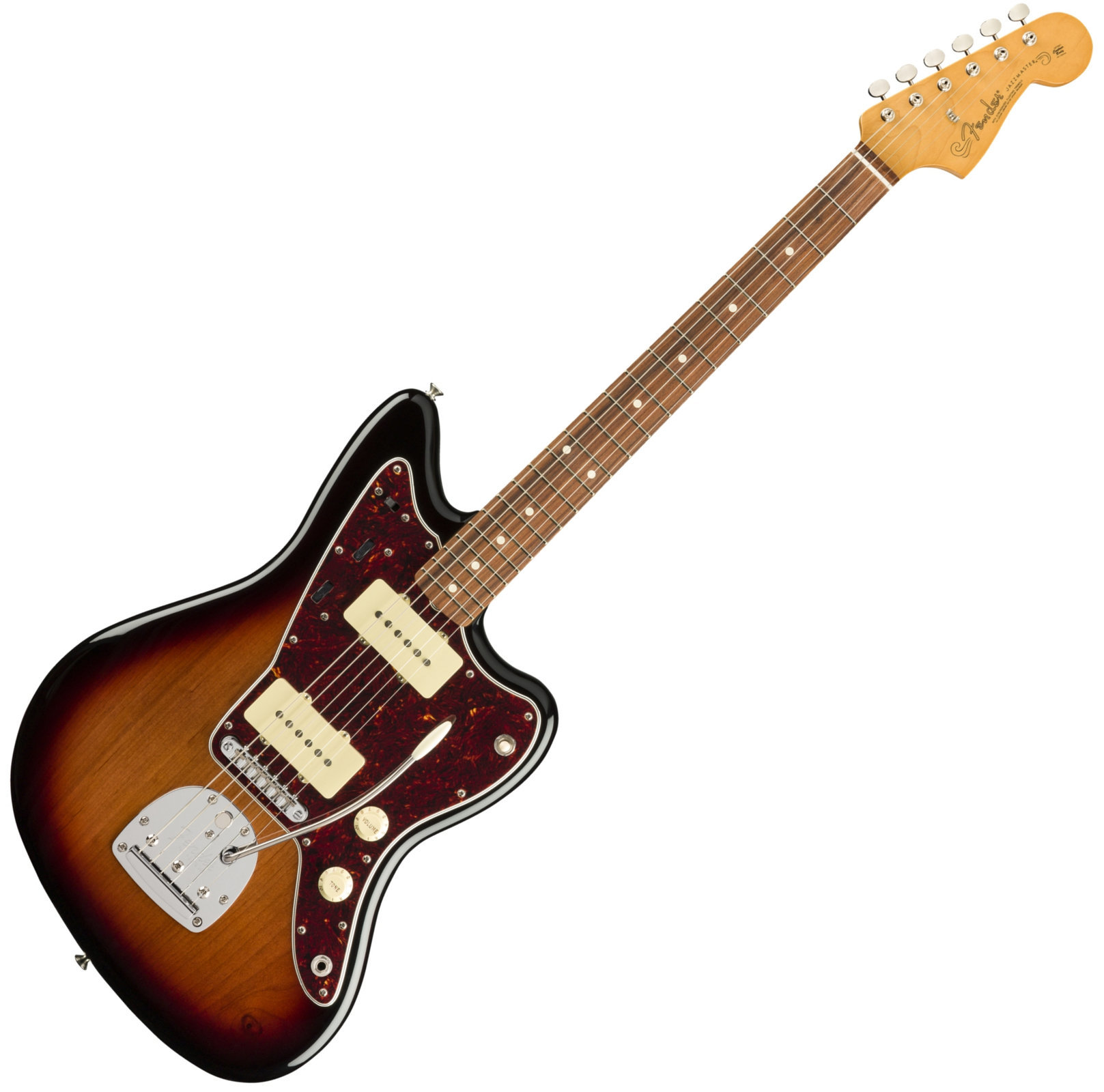 Elektrische gitaar Fender Vintera 60s Jazzmaster Modified PF 3-Tone Sunburst