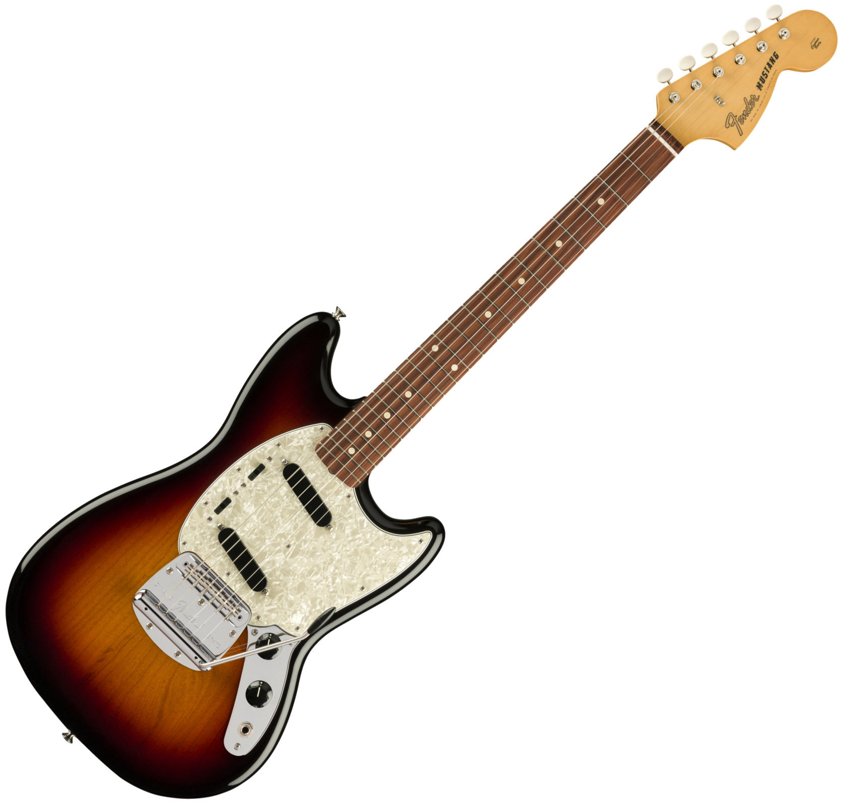 Electric guitar Fender Vintera 60s Mustang PF 3-Tone Sunburst
