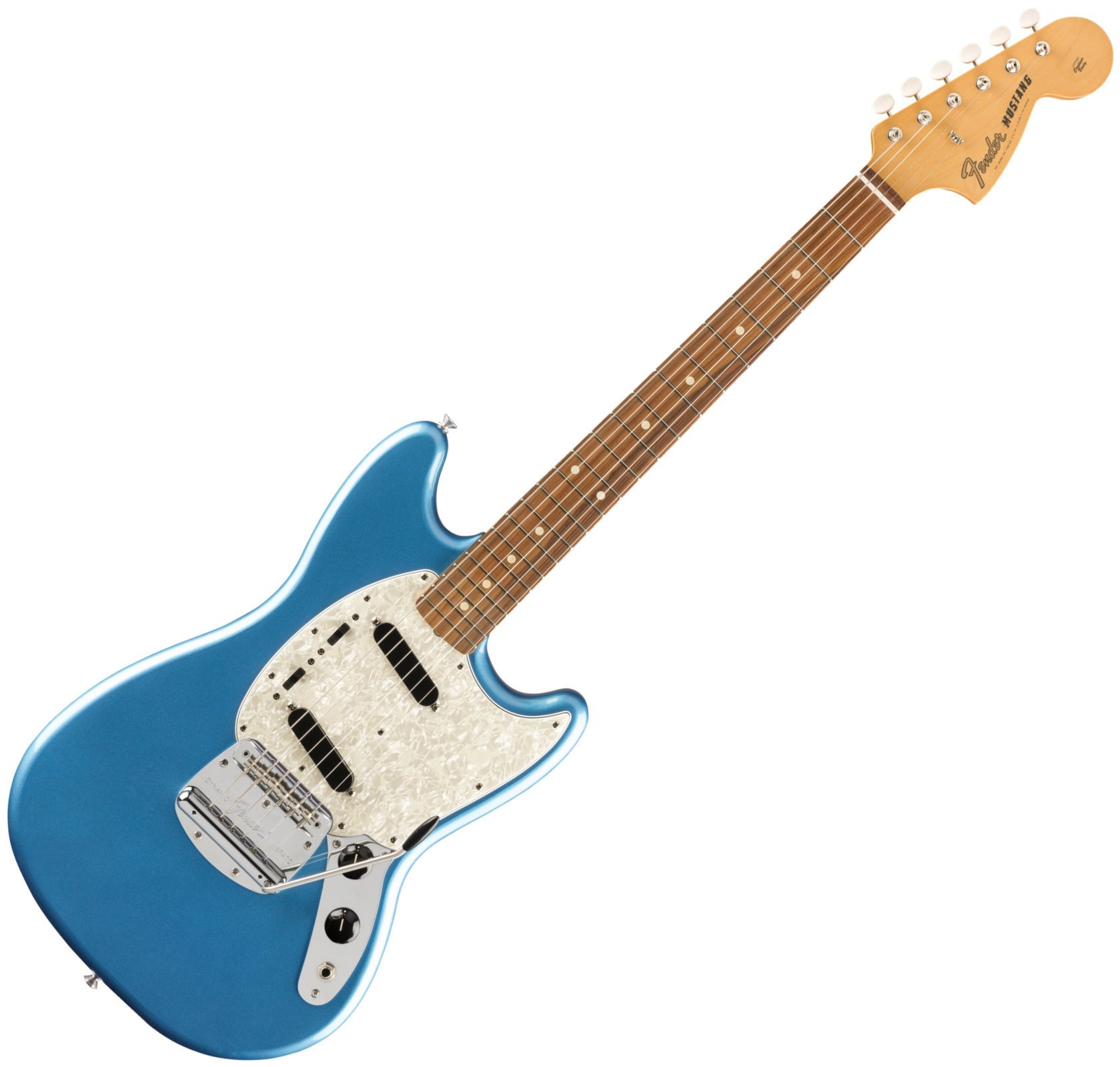 Elektriska gitarrer Fender Vintera 60s Mustang PF Lake Placid Blue