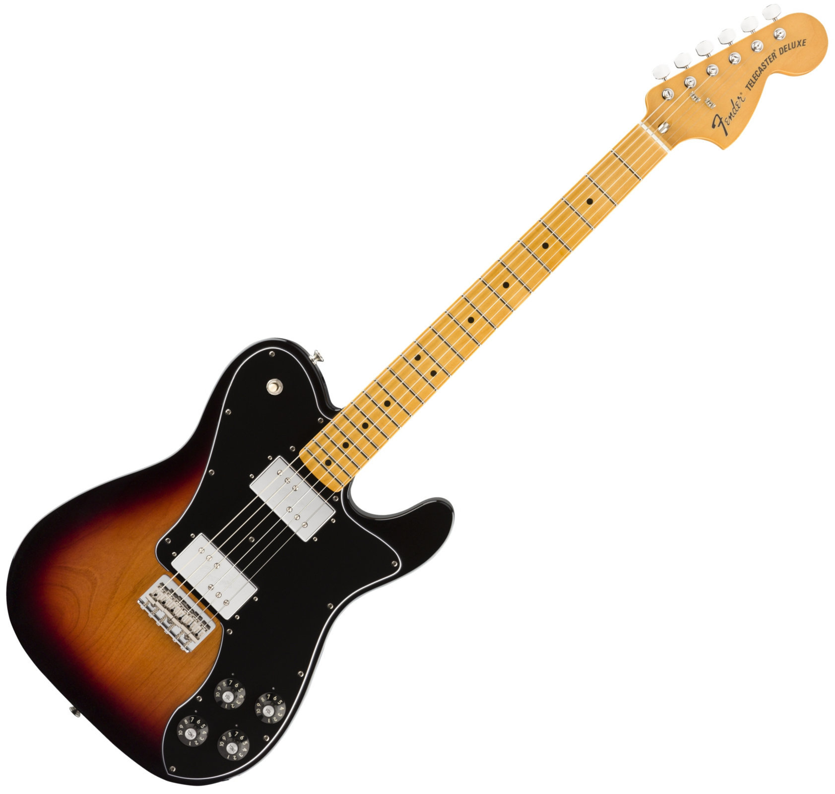 Electric guitar Fender Vintera 70s Telecaster Deluxe MN 3-Tone Sunburst