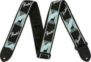 Fender 2'' Monogrammed Black/Light Grey/Blue Correa de guitarra textil (Como nuevo)