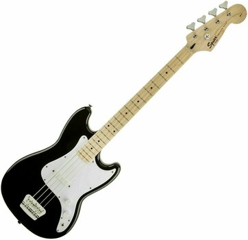 4-string Bassguitar Fender Squier Bronco Bass MN Black - 1