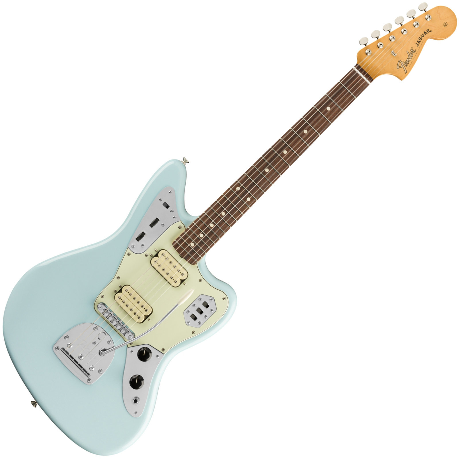 Electric guitar Fender Vintera 60s Jaguar Modified HH PF Sonic Blue