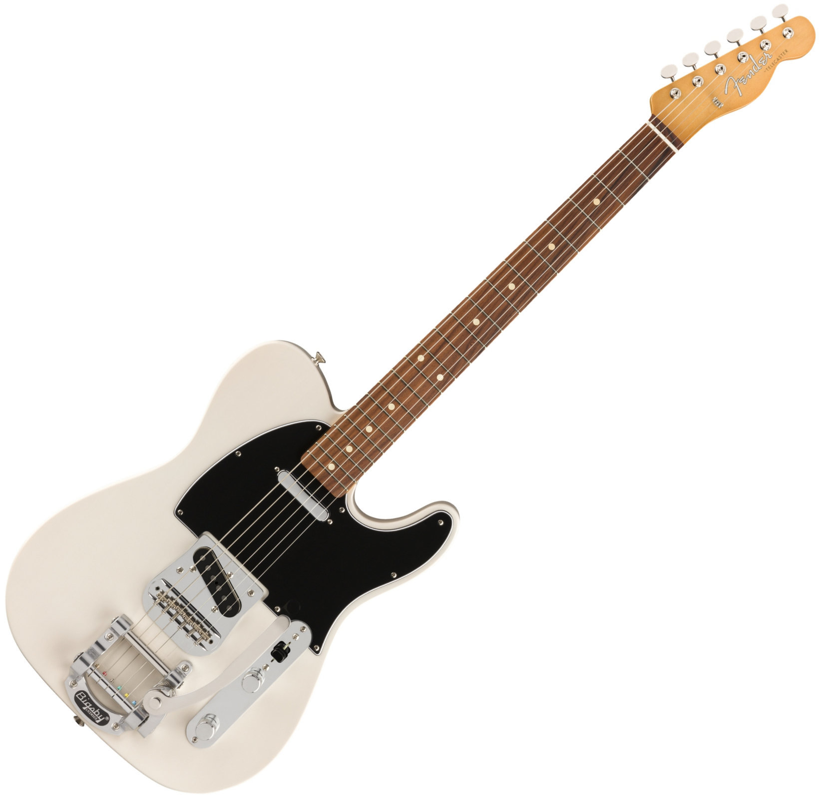 Elektrisk gitarr Fender Vintera 60s Telecaster Bigsby PF White Blonde