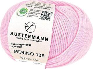 Knitting Yarn Austermann Merino 105 97612-311 Rose Knitting Yarn