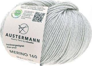 Knitting Yarn Austermann Merino 160 97610-228 Light Grey Knitting Yarn