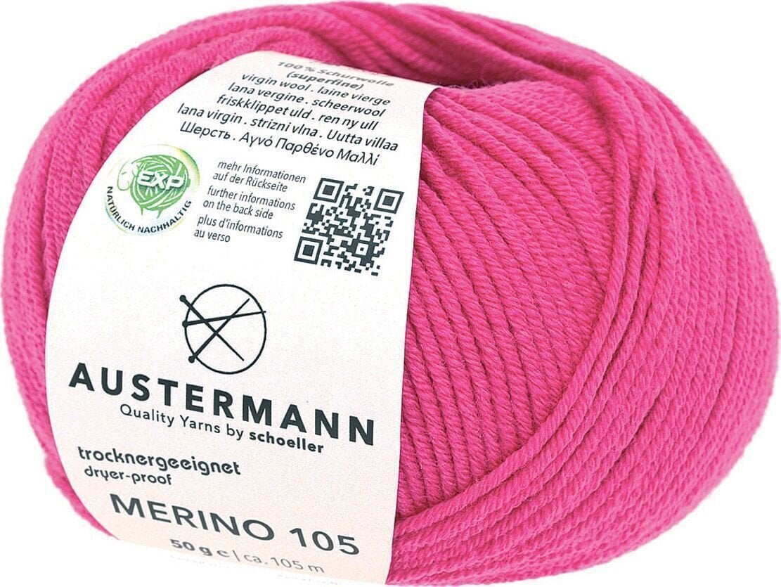 Neulelanka Austermann Merino 105 97612-319 Fuchsia Neulelanka