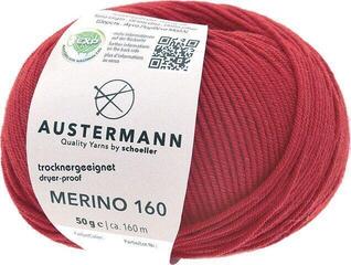 Fil à tricoter Austermann Merino 160 97610-230 Ruby Fil à tricoter