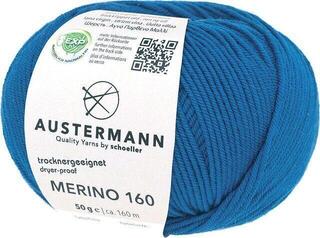 Pređa za pletenje Austermann Merino 160 97610-232 Royal Blue Pređa za pletenje