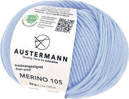 Neulelanka Austermann Merino 105 97612-322 Azure Neulelanka - 1