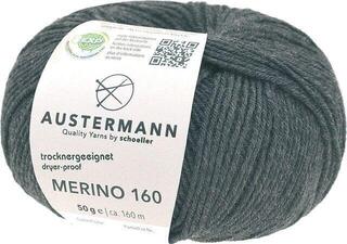 Knitting Yarn Austermann Merino 160 97610-234 Anthracite Knitting Yarn