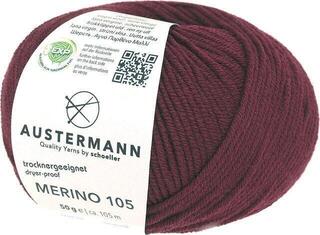 Pređa za pletenje Austermann Merino 105 97612-325 Bordeaux Pređa za pletenje