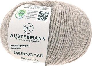 Knitting Yarn Austermann Merino 160 97610-237 Beige Mottled Knitting Yarn